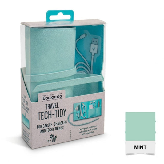 Bookaroo Tech Tidy - Mint - Book from The Bookhouse Broughty Ferry- Just £24.99! Shop now