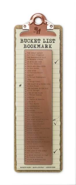 Bucket List Bookmark - Book from The Bookhouse Broughty Ferry- Just £8.09! Shop now