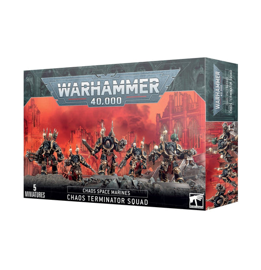 Chaos Space Marines: Chaos Terminator Squad - Warhammer from The Bookhouse Broughty Ferry- Just £32.40! Shop now