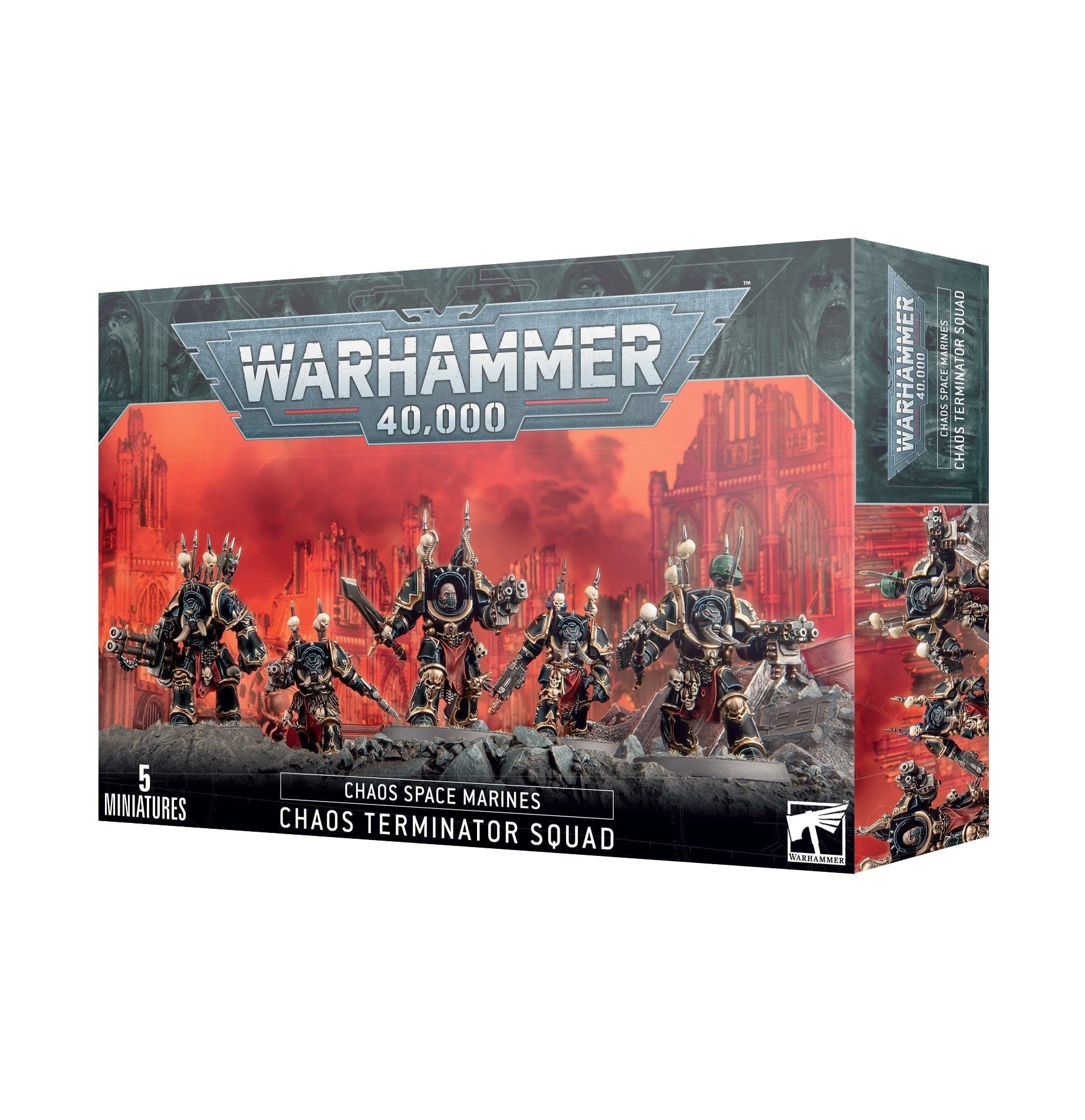 Chaos Space Marines: Chaos Terminator Squad - Warhammer from The Bookhouse Broughty Ferry- Just £33.75! Shop now