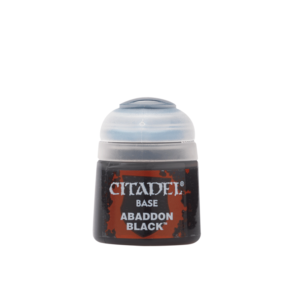 Citadel Colour: Base, Abaddon Black - Warhammer from The Bookhouse Broughty Ferry- Just £2.48! Shop now