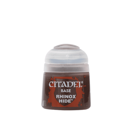 Citadel Colour Base: Rhinox Hide - Warhammer from The Bookhouse Broughty Ferry- Just £2.48! Shop now