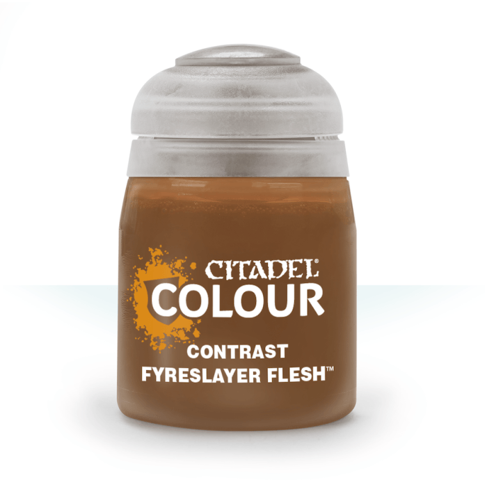 Citadel Colour Contrast: Fyreslayer Flesh - Warhammer from The Bookhouse Broughty Ferry- Just £4.28! Shop now