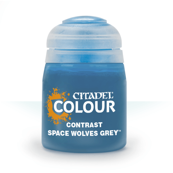 Citadel Colour Contrast: Space Wolves Grey - Warhammer from The Bookhouse Broughty Ferry- Just £4.28! Shop now