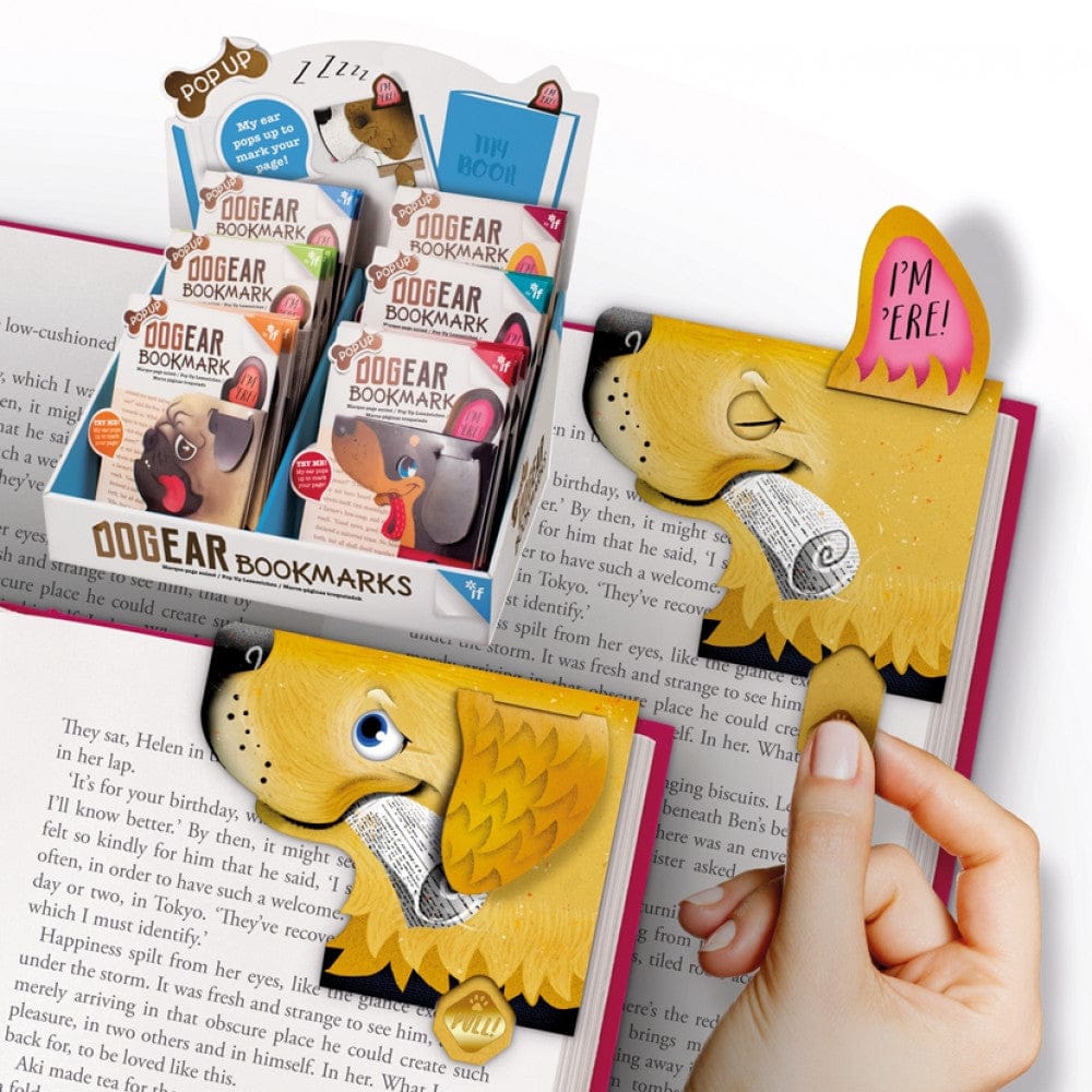 Dog Ear Pop Up Bookmarks - Frank (Dachshund) - Gift from The Bookhouse Broughty Ferry- Just £3.99! Shop now