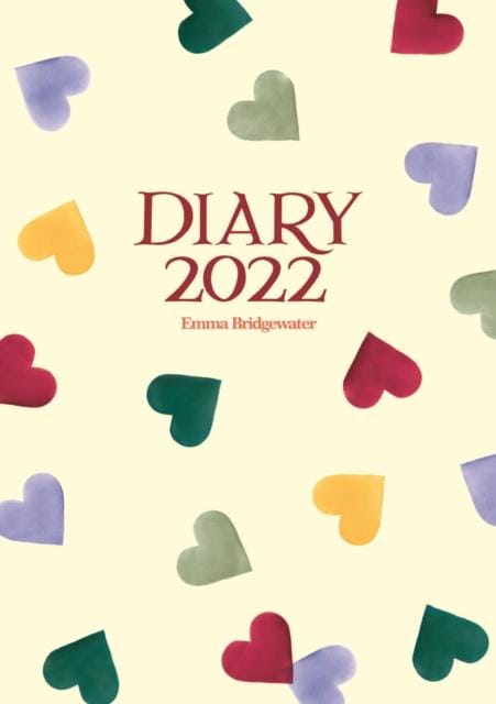 Emma Bridgewater Polka Hearts A6 Diary 2022 - Book from The Bookhouse Broughty Ferry- Just £7.19! Shop now