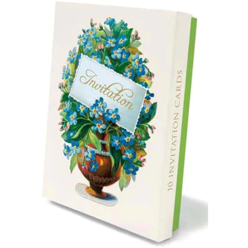 Forget Me Not Invitation Notelets - Book from The Bookhouse Broughty Ferry- Just £2.99! Shop now
