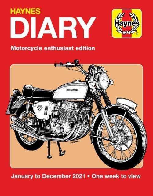 Haynes 2021 Diary : Motorcycle Enthusiast Edition -The Bookhouse Broughty Ferry