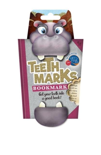 HIPPO - TEETHMARKS BOOKMARKS - Book from The Bookhouse Broughty Ferry- Just £5.39! Shop now