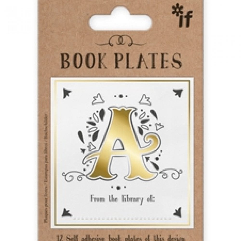 LETTER BOOK PLATES - A - Gift from The Bookhouse Broughty Ferry- Just £2.99! Shop now