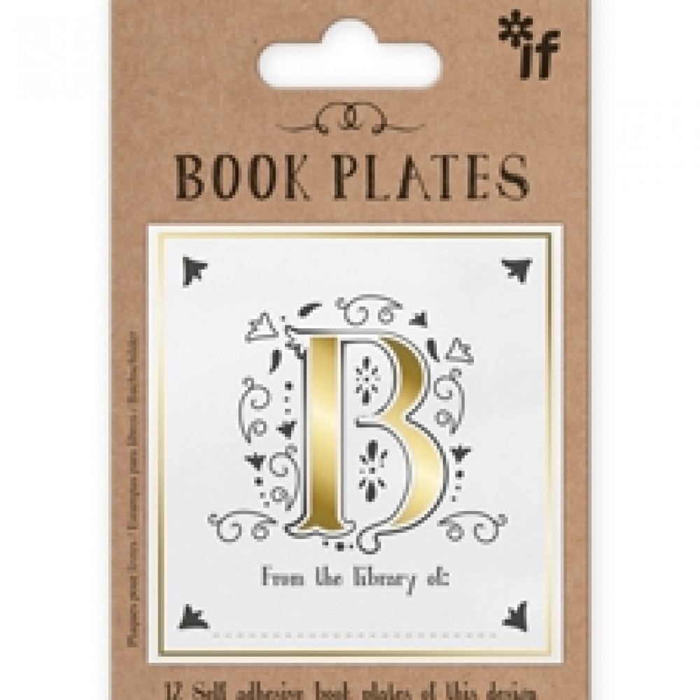 LETTER BOOK PLATES - B - Gift from The Bookhouse Broughty Ferry- Just £2.99! Shop now