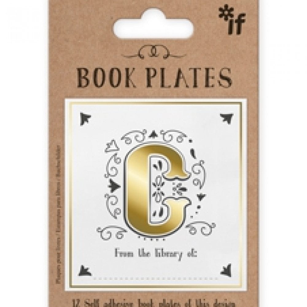 LETTER BOOK PLATES - C - Gift from The Bookhouse Broughty Ferry- Just £2.99! Shop now