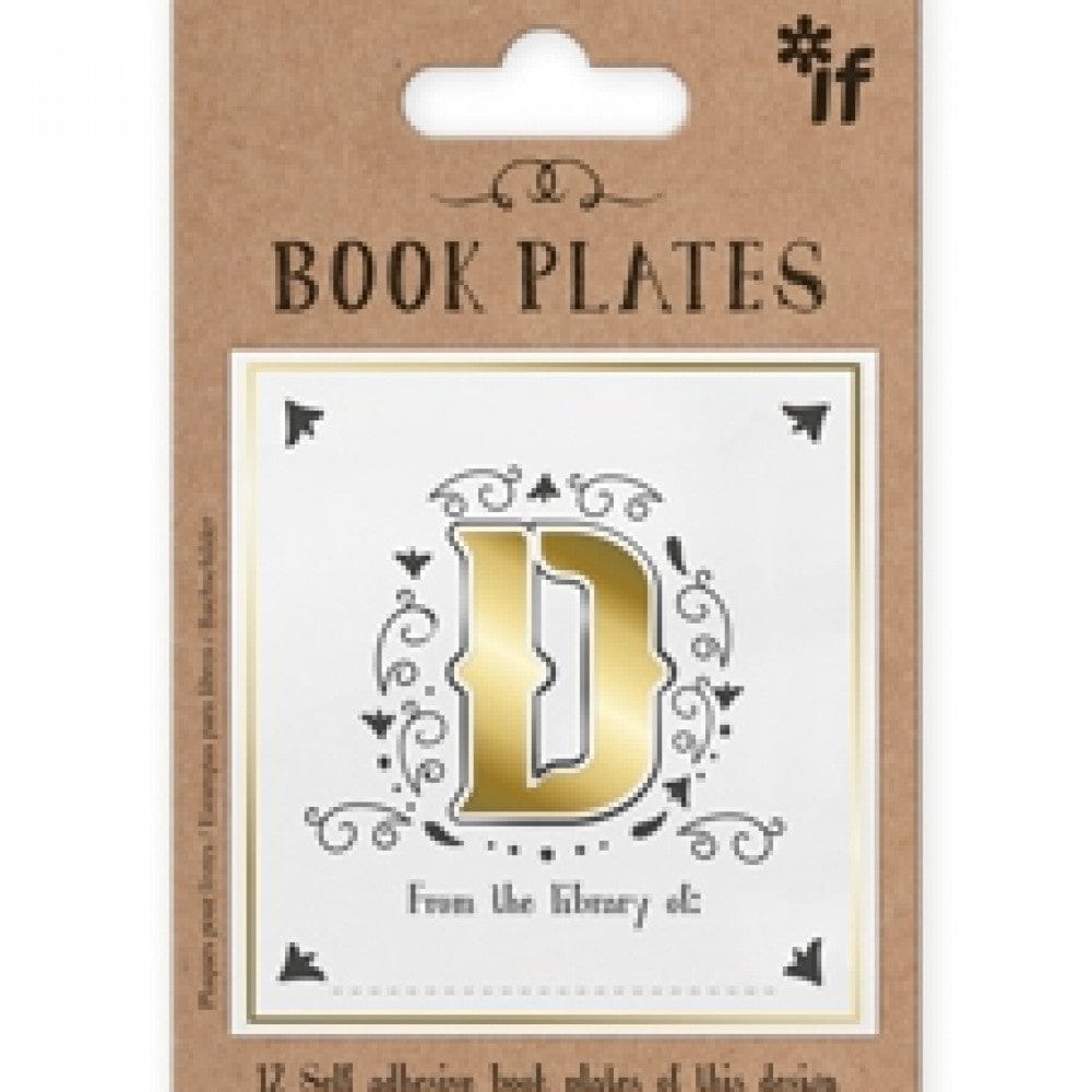 LETTER BOOK PLATES - D - Gift