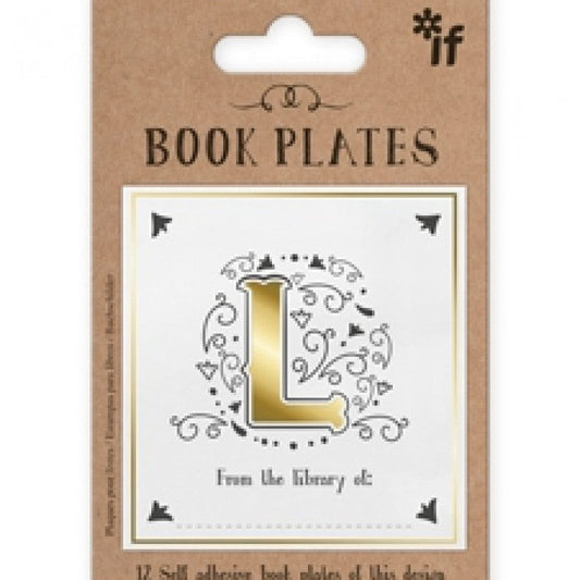 LETTER BOOK PLATES - L - Gift from The Bookhouse Broughty Ferry- Just £2.99! Shop now