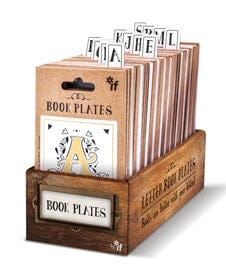 LETTER BOOK PLATES - M - Gift