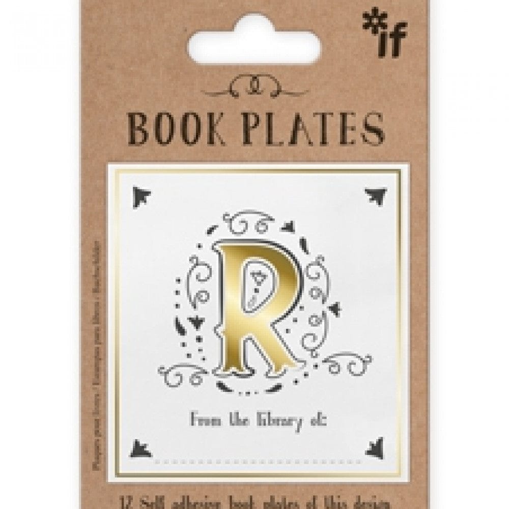 LETTER BOOK PLATES - R - Gift from The Bookhouse Broughty Ferry- Just £2.99! Shop now