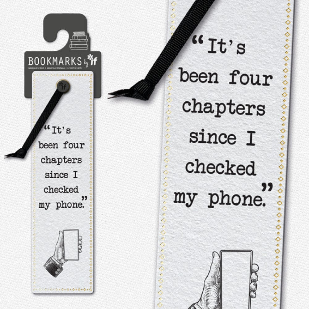 Literary Bookmarks - Checked My Phone - Gift from The Bookhouse Broughty Ferry- Just £2.99! Shop now
