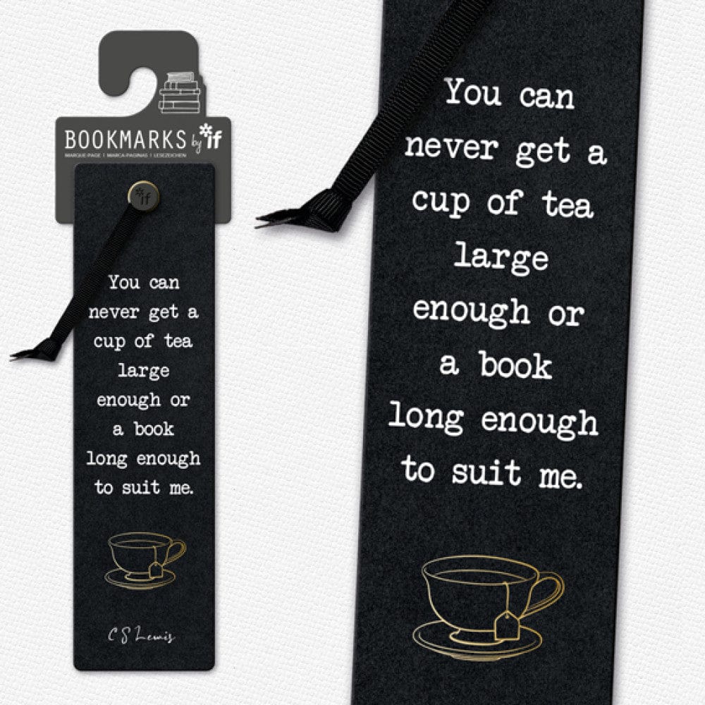Literary Bookmarks - Cup of Tea - Gift from The Bookhouse Broughty Ferry- Just £2.99! Shop now