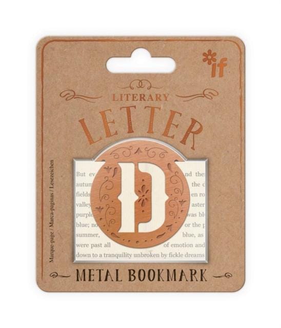 Literary Letters Bookmarks - Letters D-5035393983048