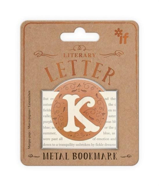 Literary Letters Bookmarks - Letters K - Book from The Bookhouse Broughty Ferry- Just £5.99! Shop now