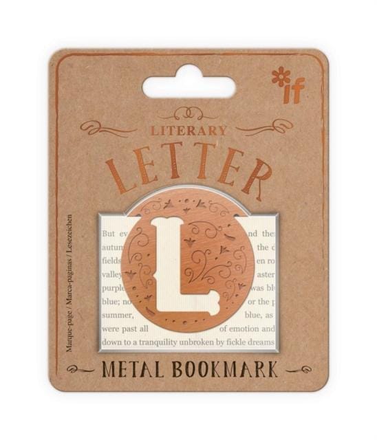 Literary Letters Bookmarks - Letters L-5035393983123