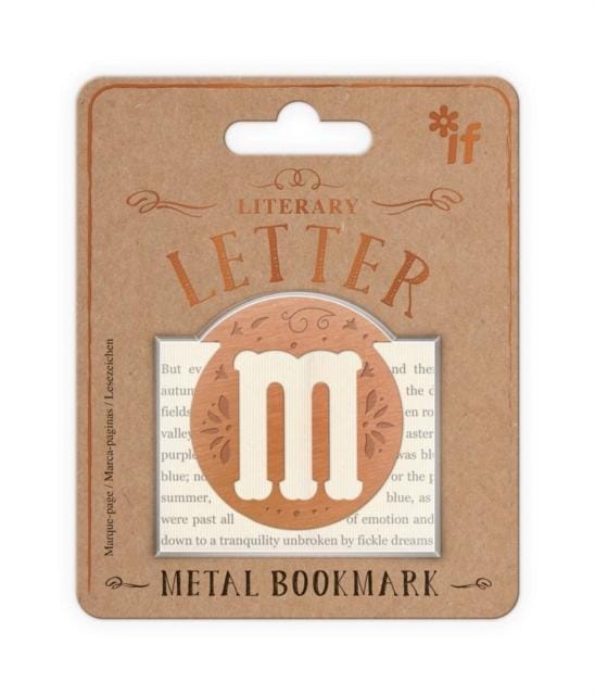 Literary Letters Bookmarks - Letters M-5035393983130