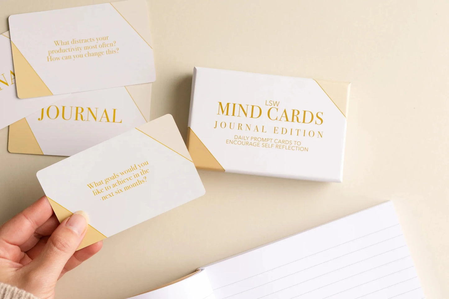 Mind Cards: Journal Edition - Journal Prompts Self Care 