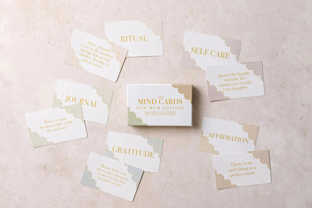 Mind Cards: New Mum Edition - Self Care Wellbeing Gift for 