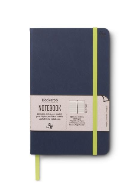 NAVY - BOOKAROO A5 NOTEBOOK - Book from The Bookhouse Broughty Ferry- Just £8.09! Shop now