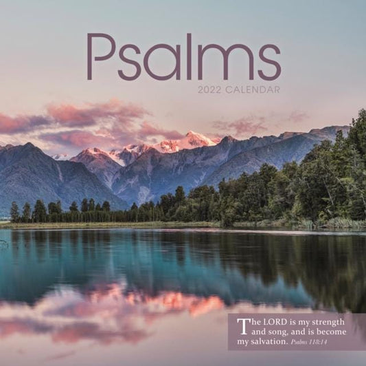 Psalms Square Wall Calendar 2022 - Book from The Bookhouse Broughty Ferry- Just £9.99! Shop now