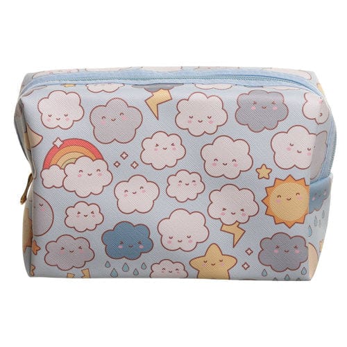 PVC Make Up Toilet Wash Bag - Cute Kawaii Weather - gift from The Bookhouse Broughty Ferry- Just £6.99! Shop now