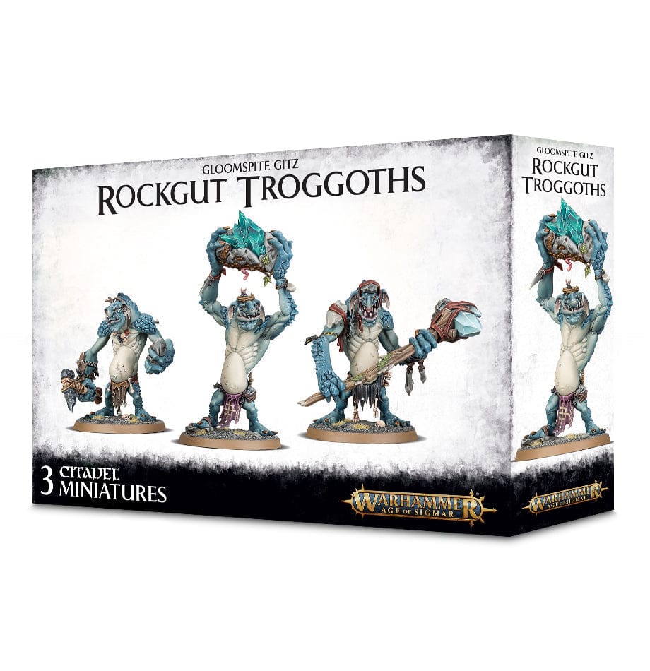 ROCKGUT TROGGOTHS- 3 MINATURES - Warhammer
