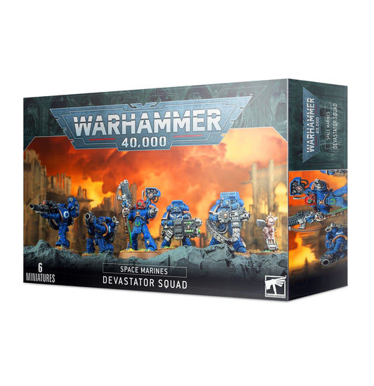 SPACE MARINES: DEVASTATOR SQUAD 6PK - Warhammer from The Bookhouse Broughty Ferry- Just £33.75! Shop now